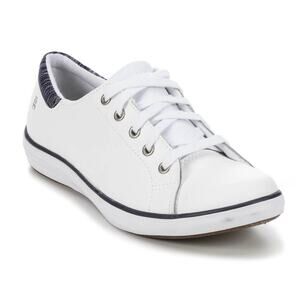 Keds Grasshoppers Janey II White Navy Lace Up Memory Deluxe Sneakers Shoes Sz 7
